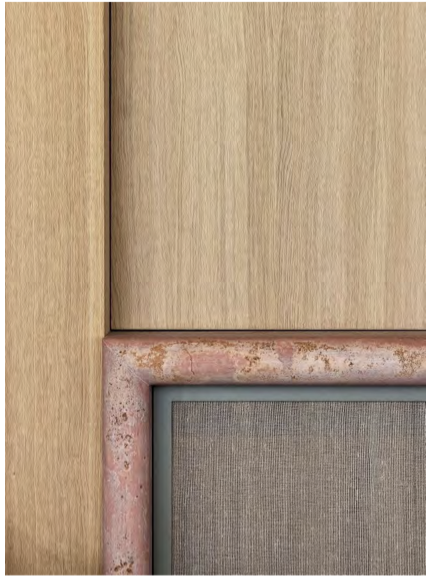 Timber joinery — tonal contrast